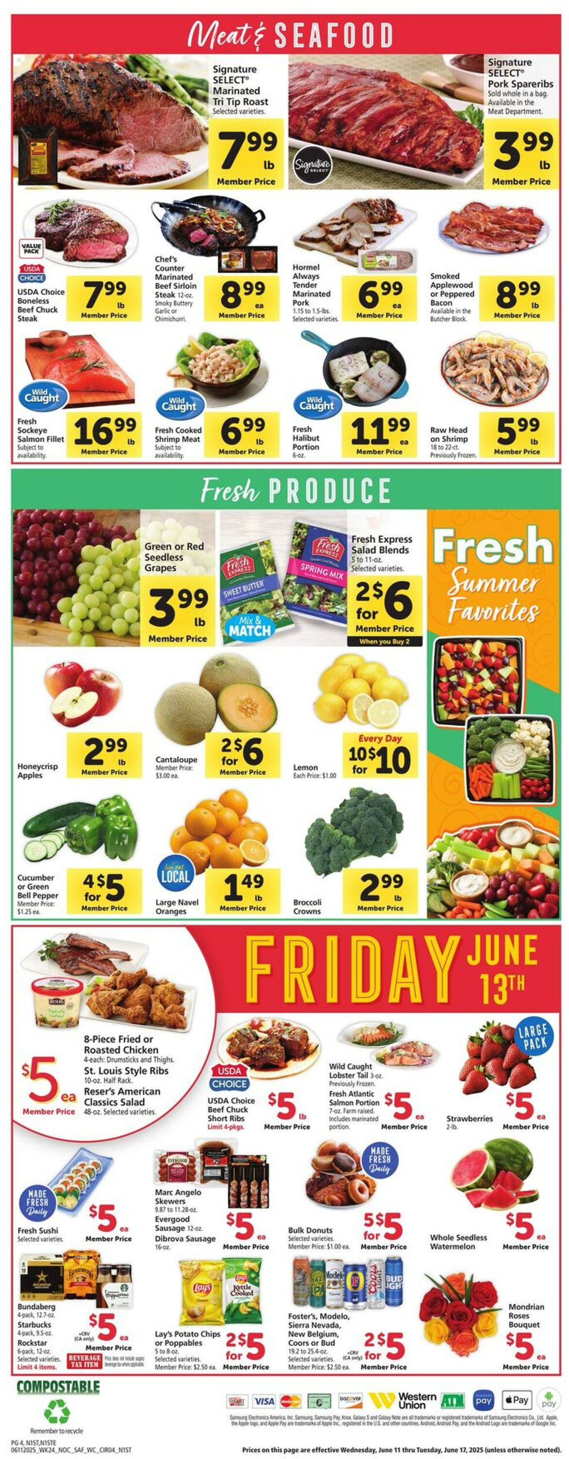 Weekly ad Safeway 06/11/2025 - 06/17/2025