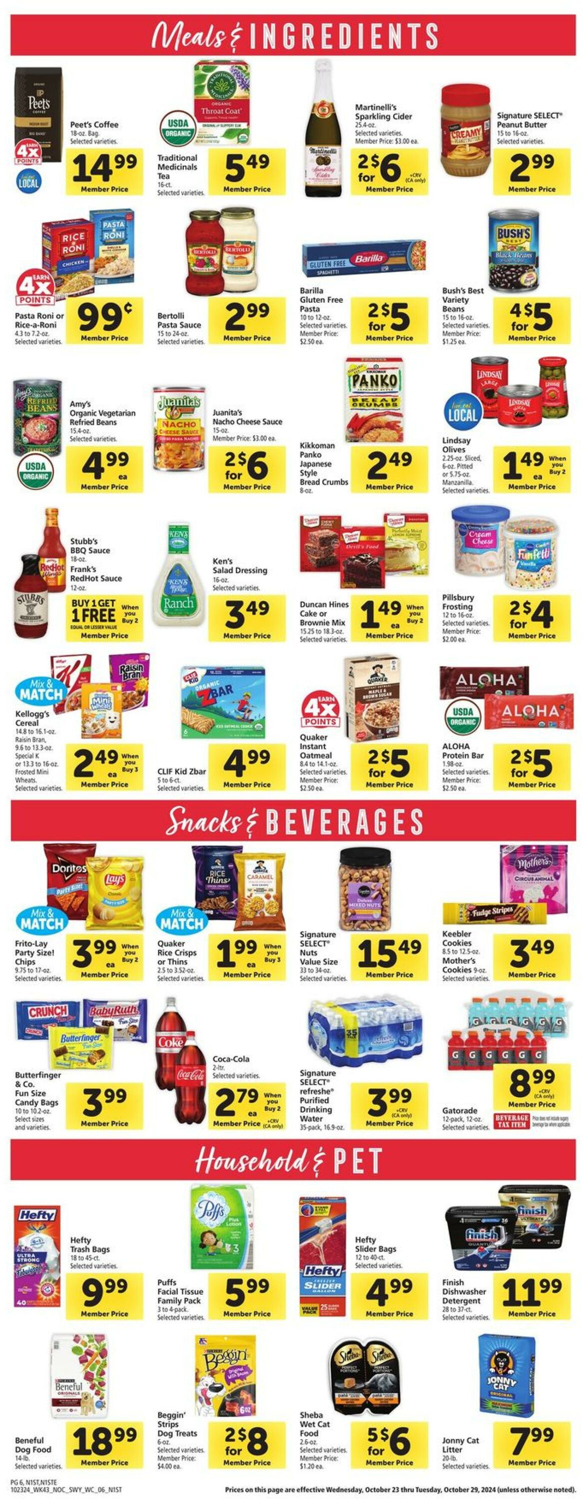 Weekly ad Safeway 10/23/2024 - 10/29/2024