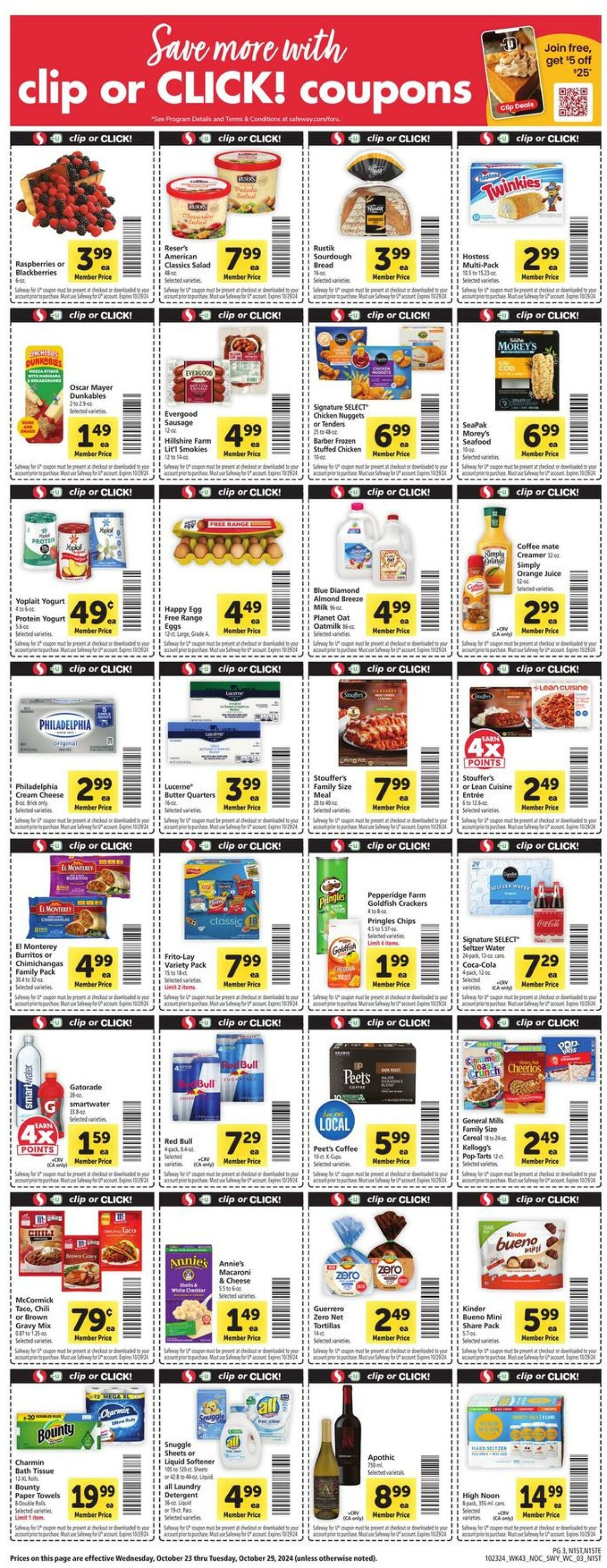 Weekly ad Safeway 10/23/2024 - 10/29/2024