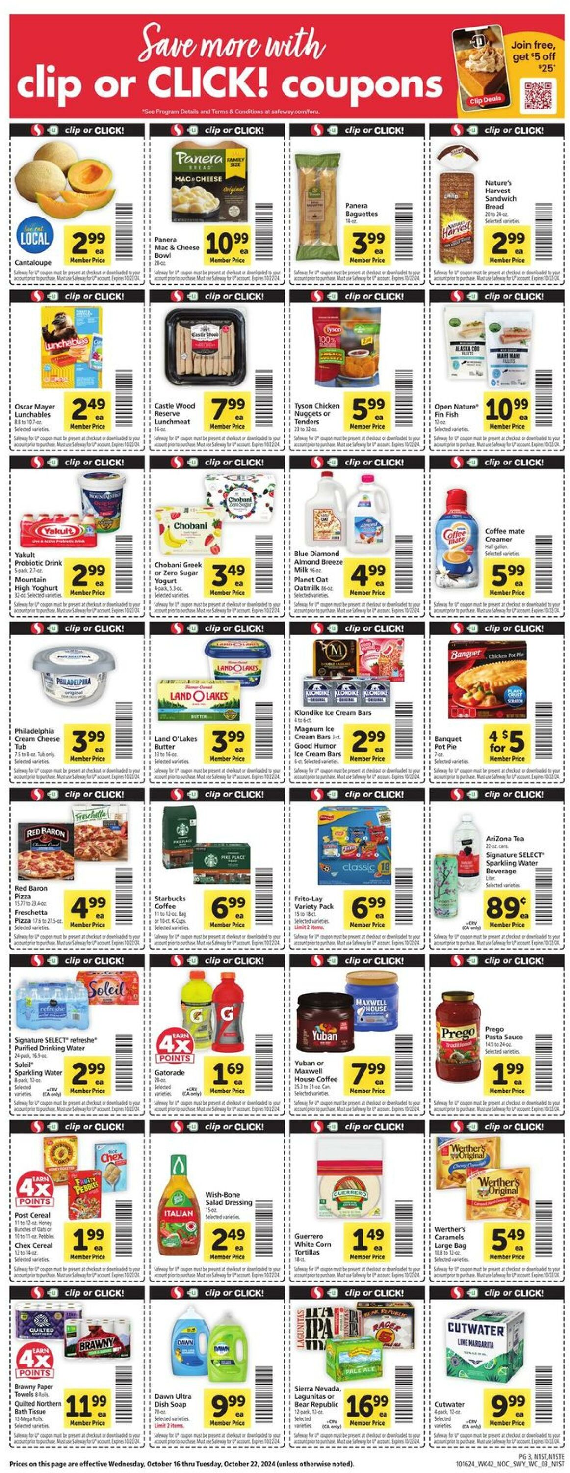 Weekly ad Safeway 10/16/2024 - 10/22/2024