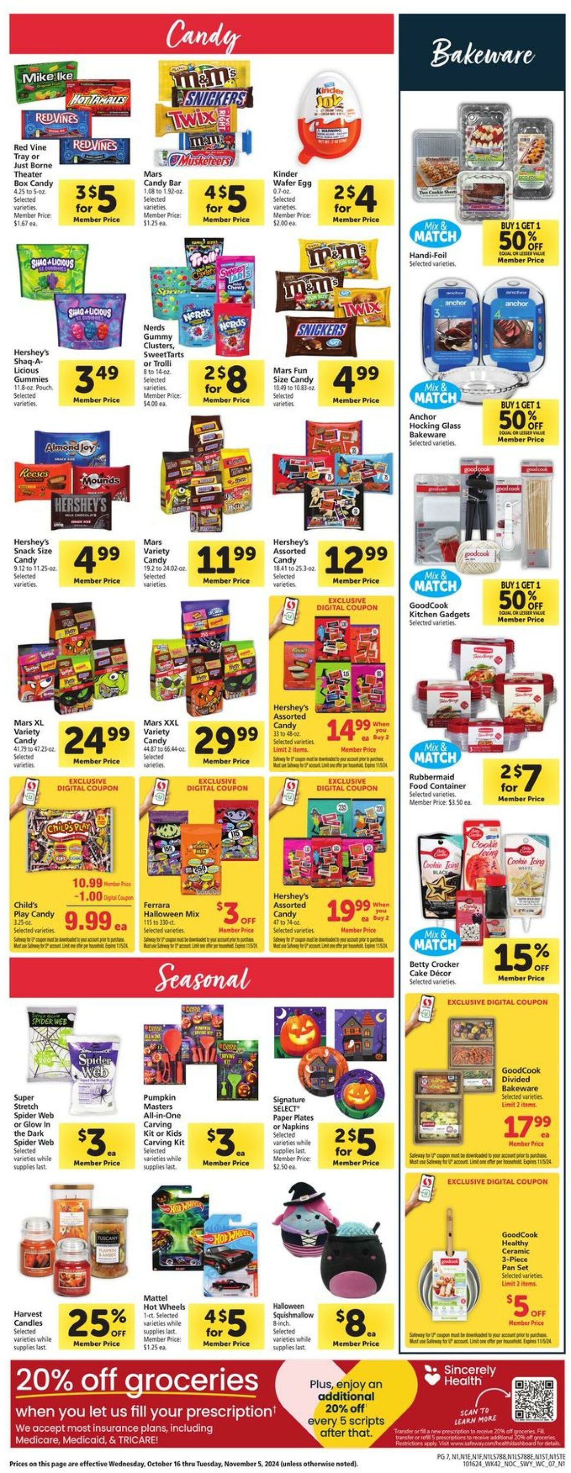 Weekly ad Safeway 10/16/2024 - 10/22/2024