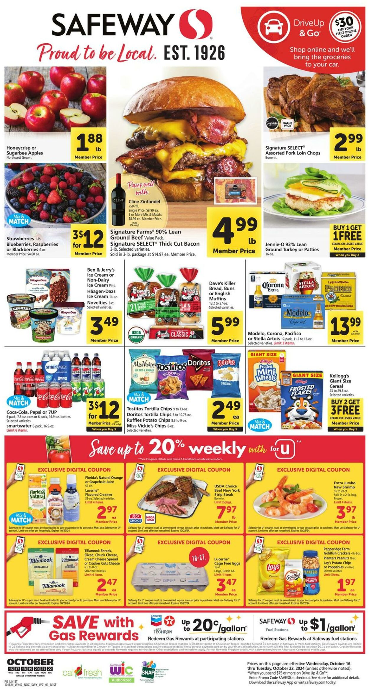 Weekly ad Safeway 10/16/2024 - 10/22/2024