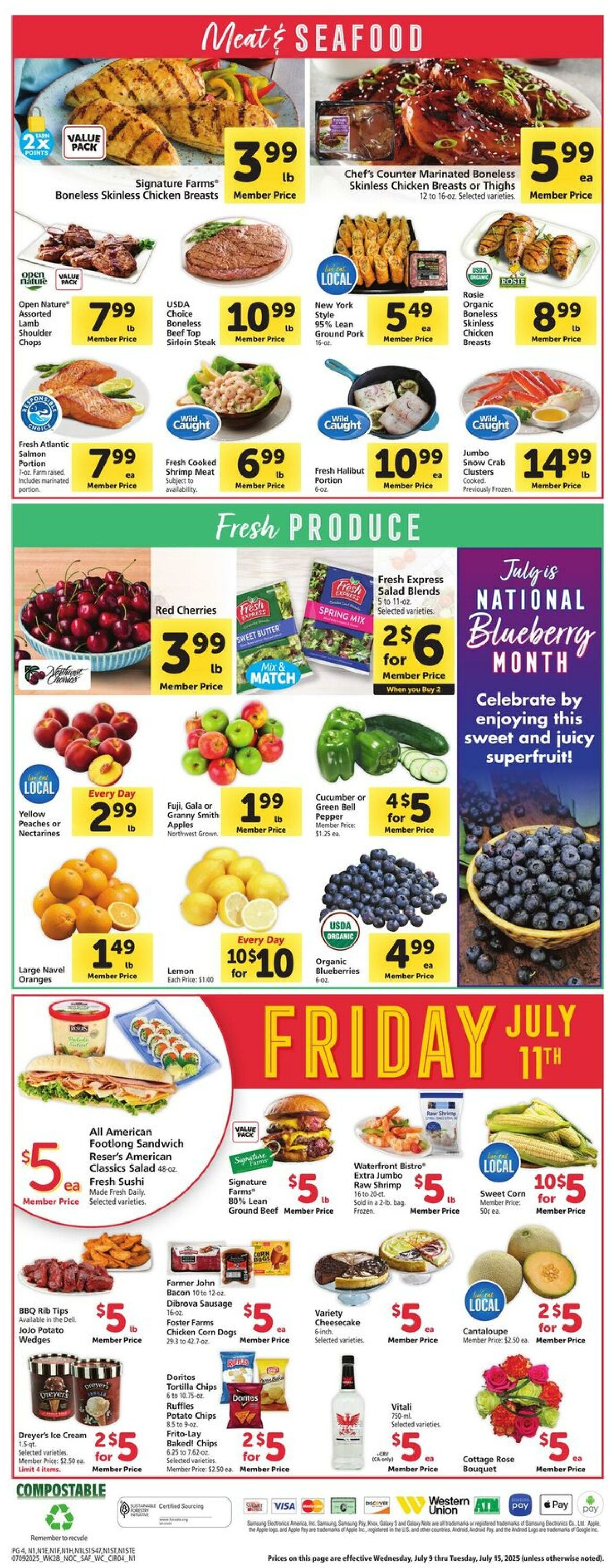 Weekly ad Safeway 07/09/2025 - 07/15/2025