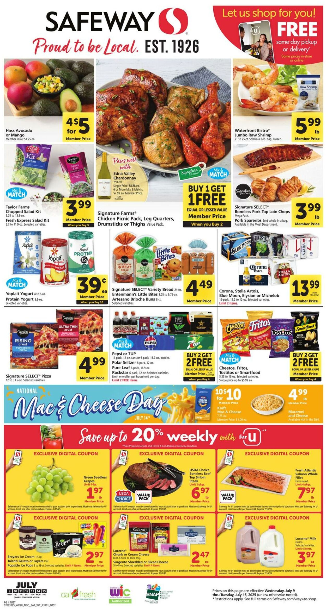 Weekly ad Safeway 07/09/2025 - 07/15/2025