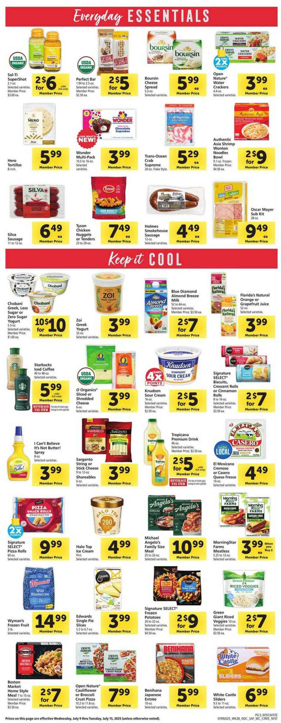 Weekly ad Safeway 07/09/2025 - 07/15/2025