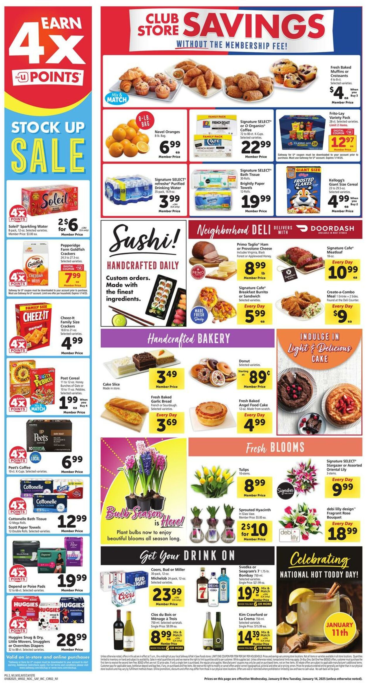 Weekly ad Safeway 01/08/2025 - 01/14/2025