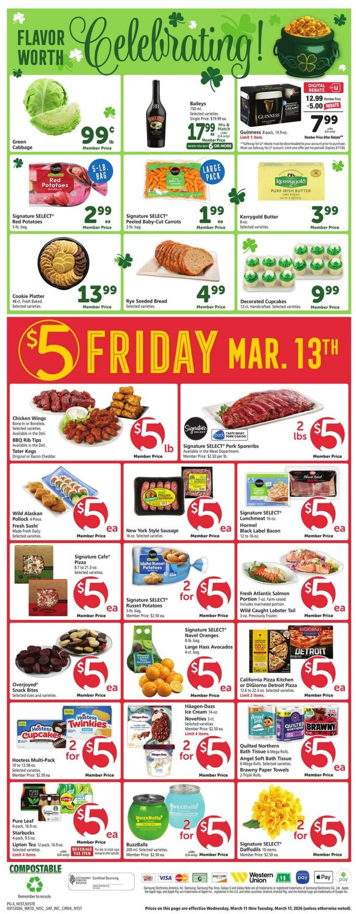 Weekly ad Safeway 03/11/2026 - 03/17/2026
