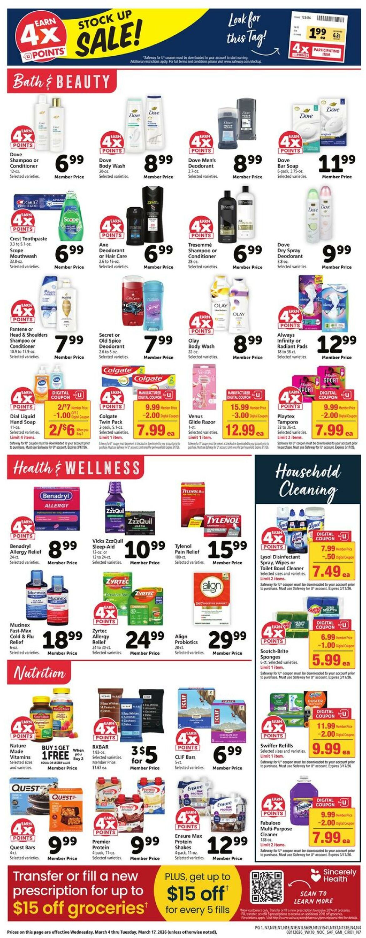 Weekly ad Safeway 03/11/2026 - 03/17/2026