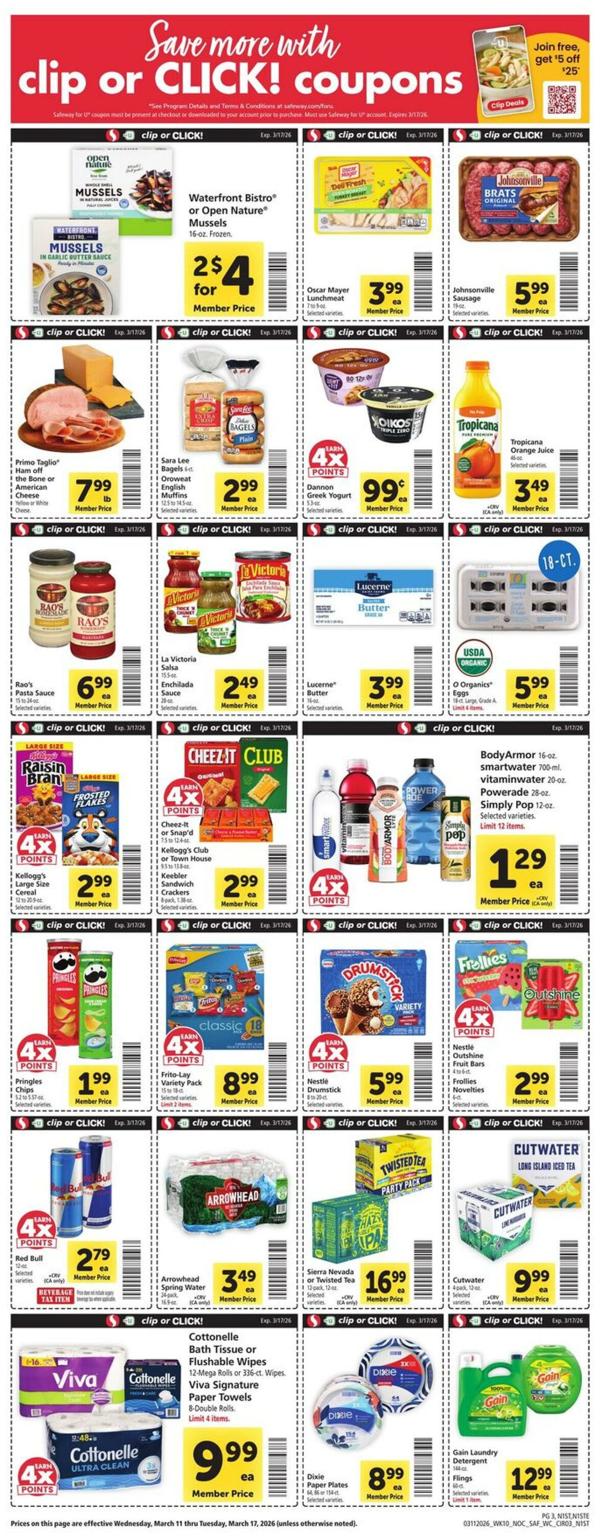 Weekly ad Safeway 03/11/2026 - 03/17/2026
