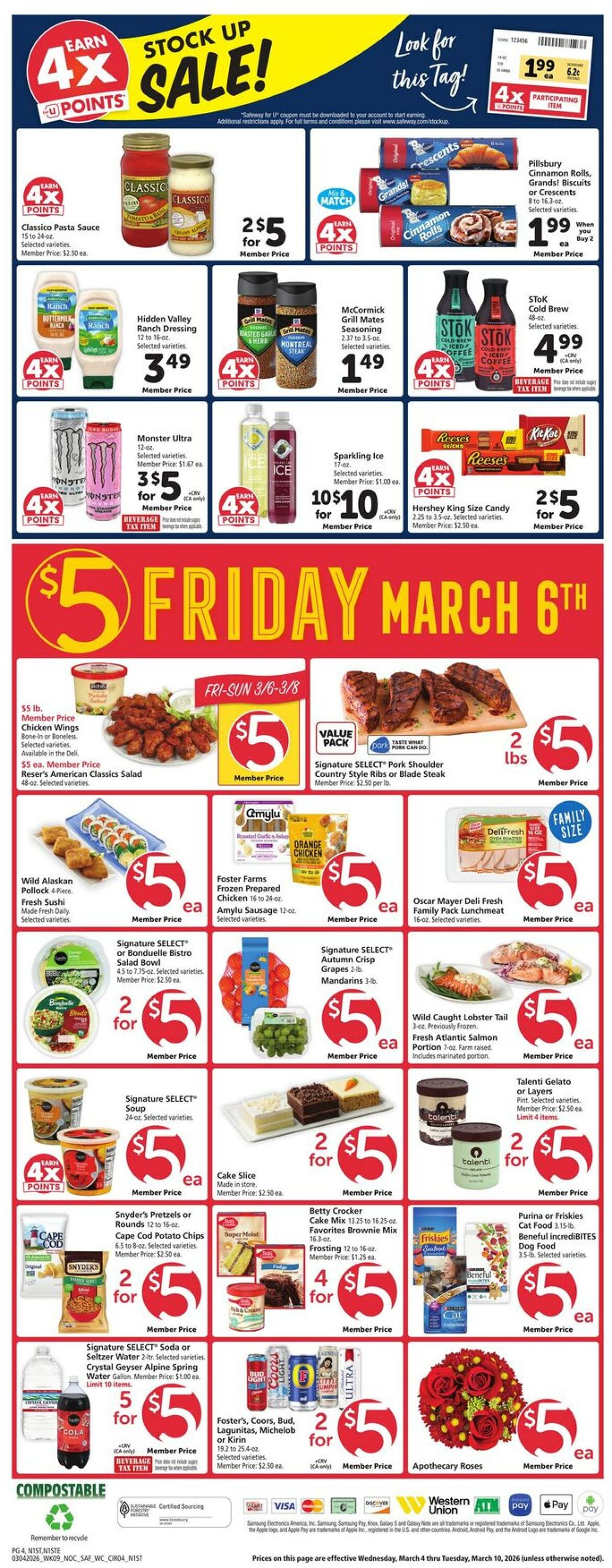 Weekly ad Safeway 03/04/2026 - 03/10/2026