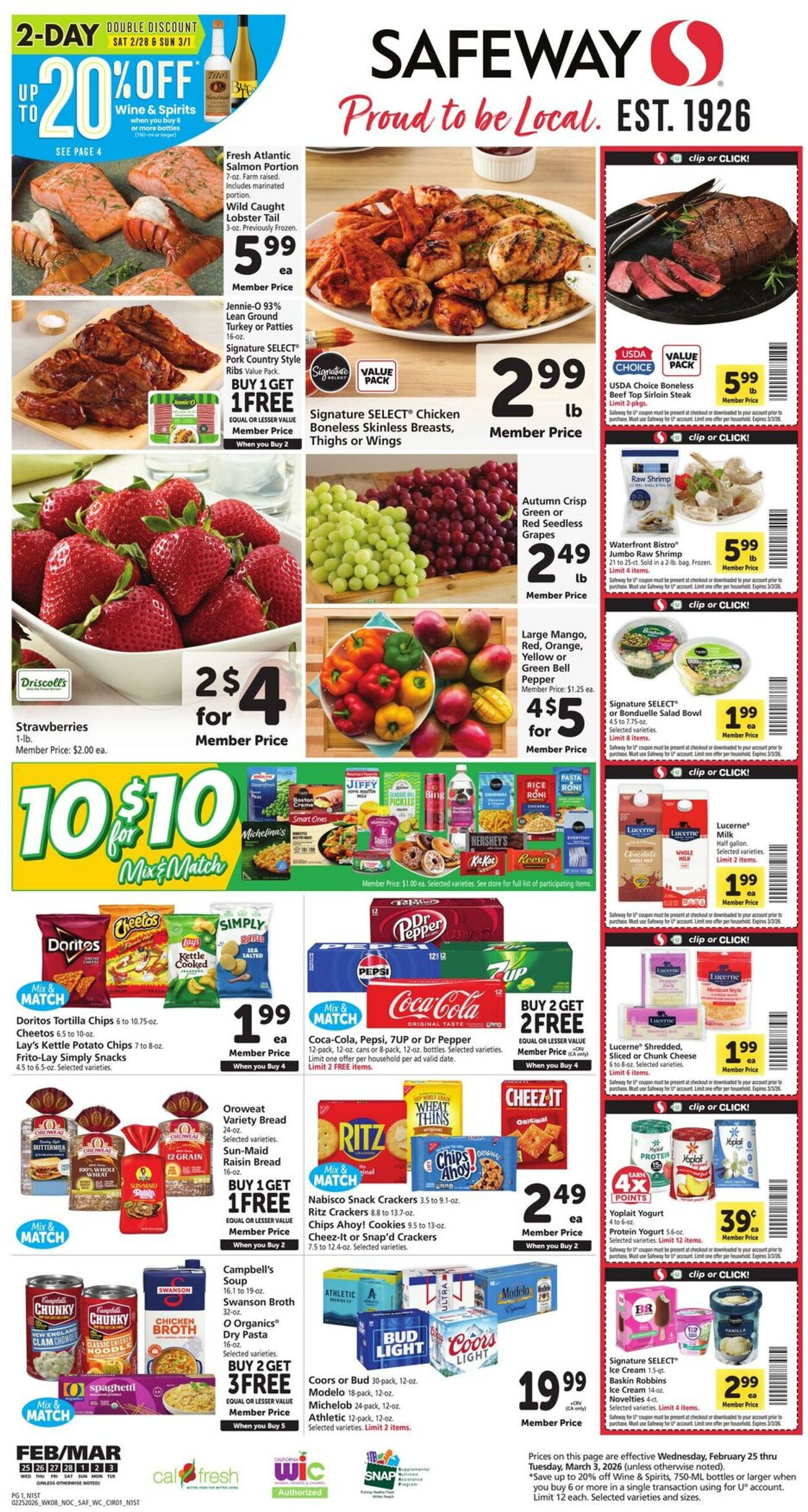 Weekly ad Safeway 02/25/2026 - 03/03/2026