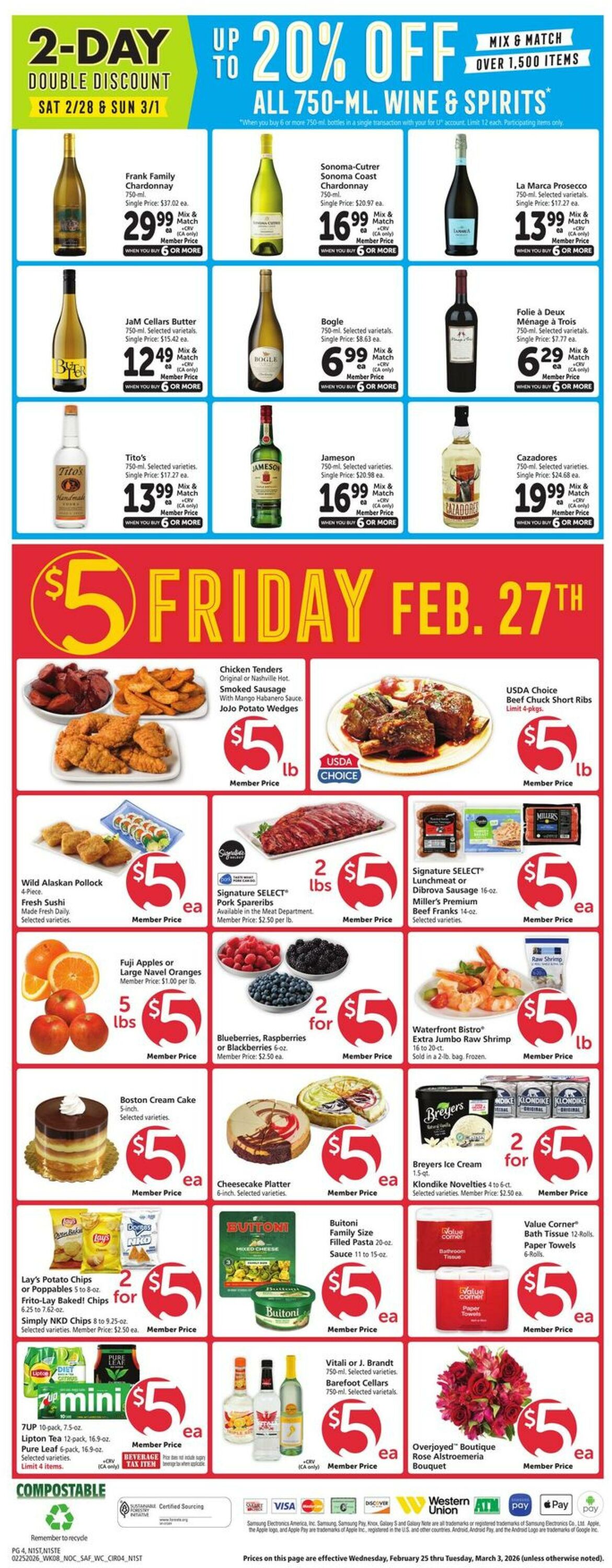 Weekly ad Safeway 02/25/2026 - 03/03/2026