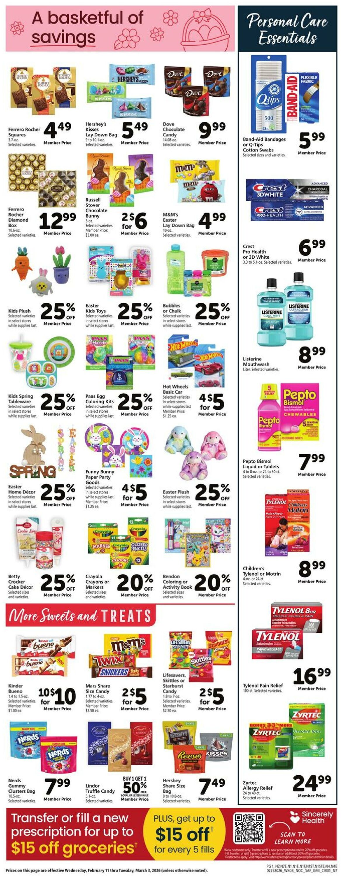 Weekly ad Safeway 02/25/2026 - 03/03/2026