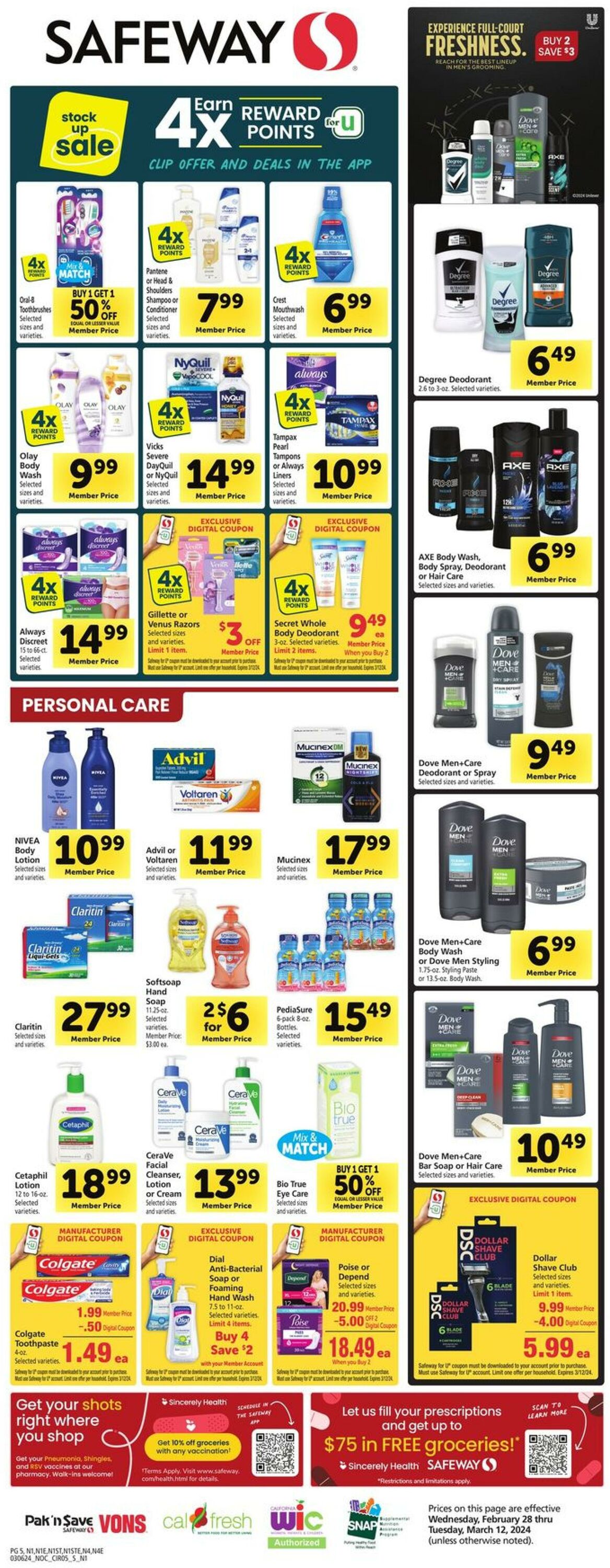 Weekly ad Safeway 03/06/2024 - 03/12/2024