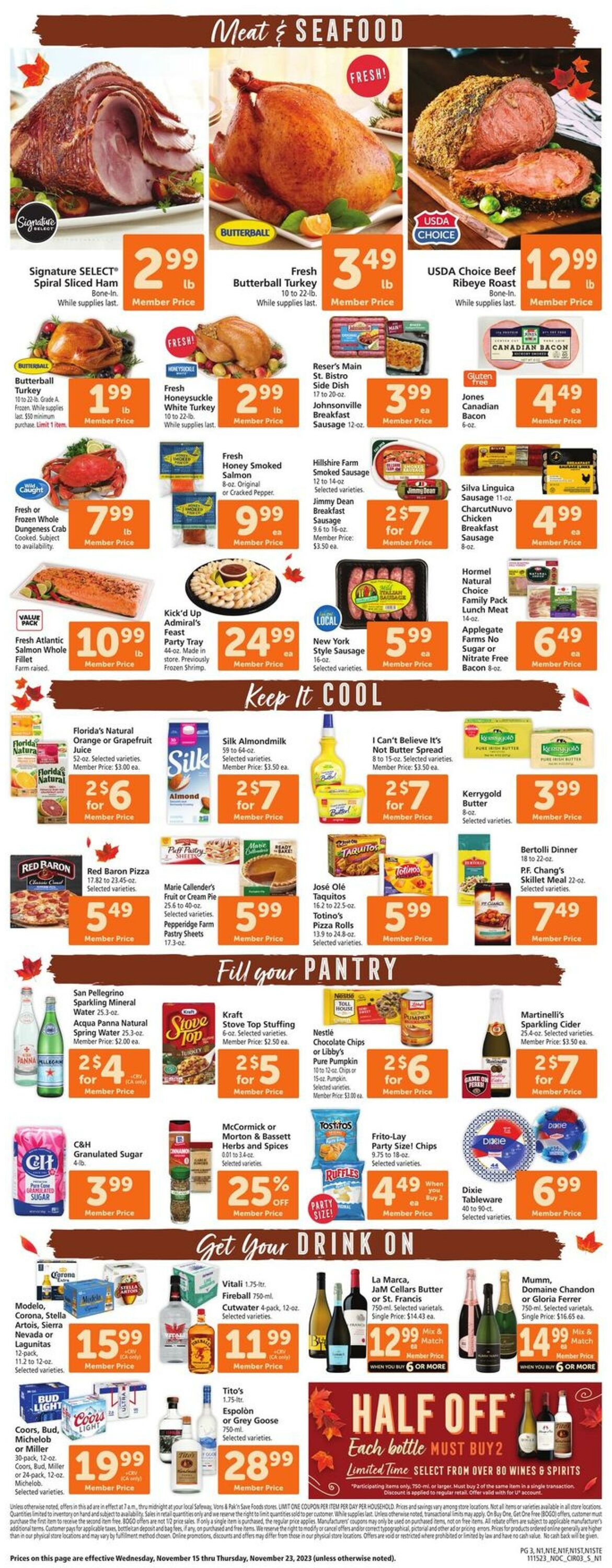 Weekly ad Safeway 11/15/2023 - 11/23/2023