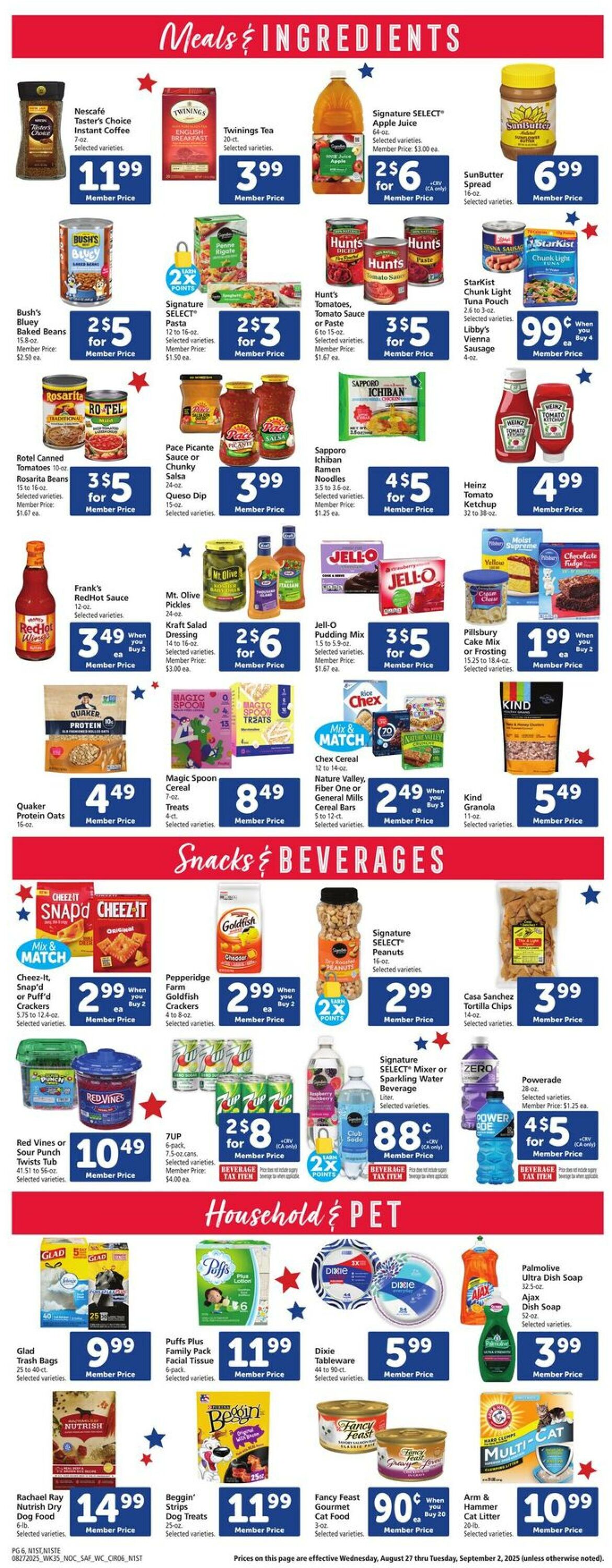 Weekly ad Safeway 08/27/2025 - 09/02/2025
