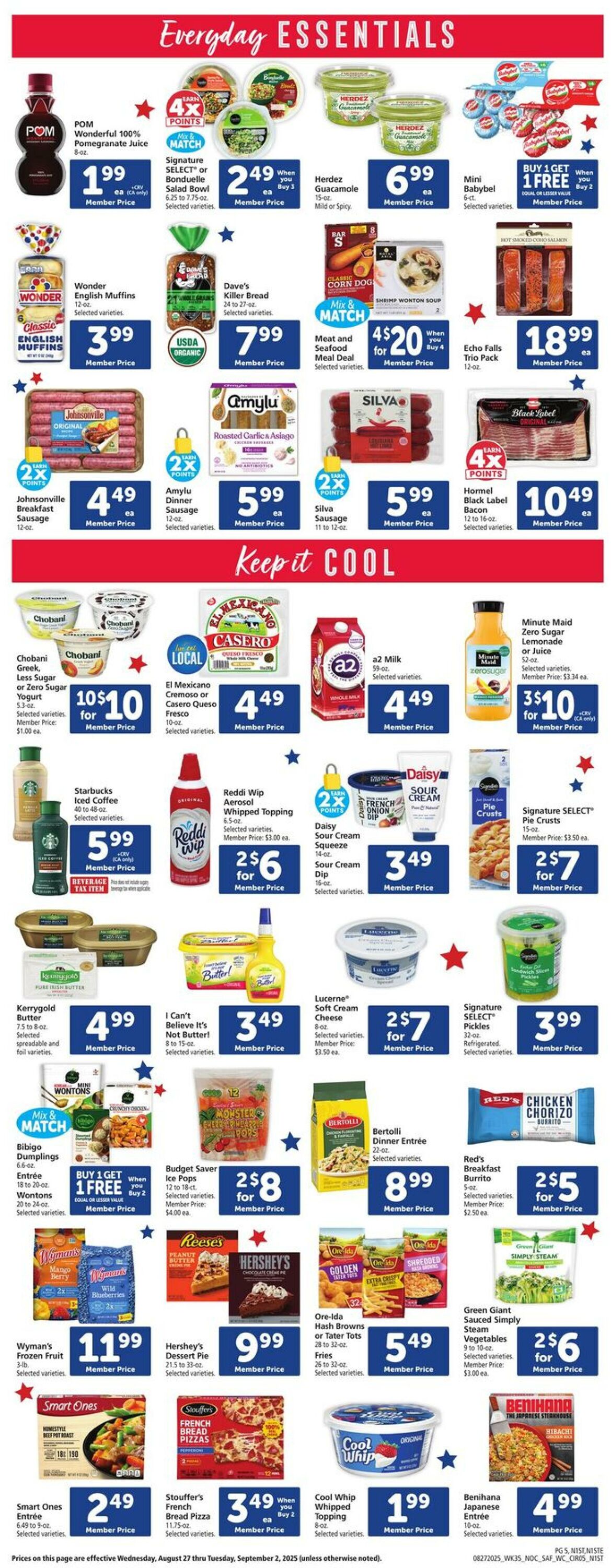 Weekly ad Safeway 08/27/2025 - 09/02/2025