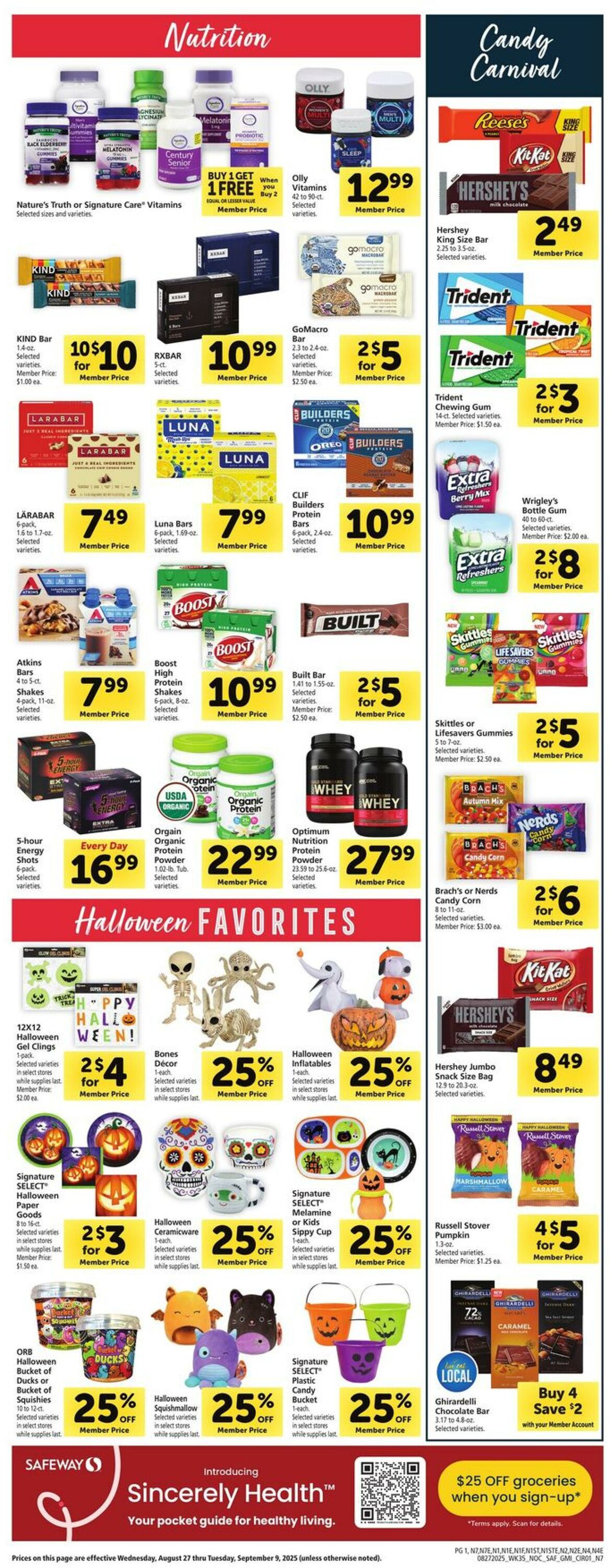 Weekly ad Safeway 08/27/2025 - 09/02/2025
