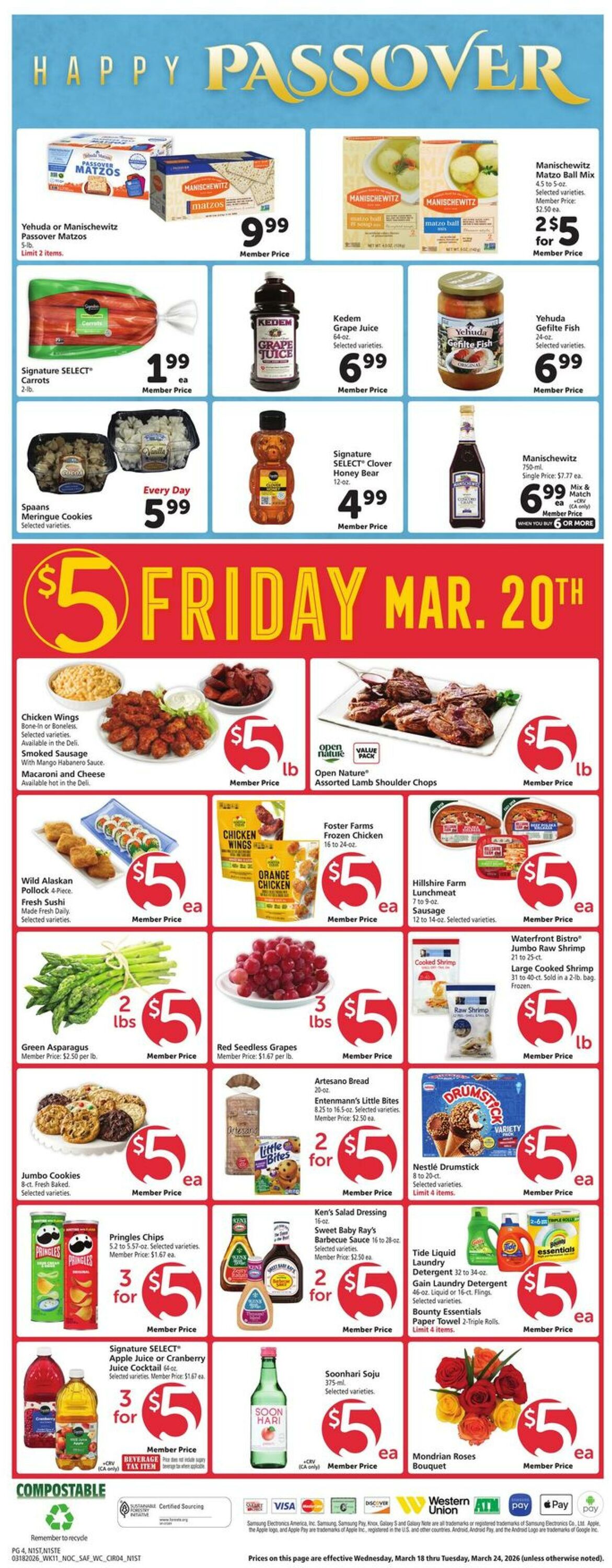 Weekly ad Safeway 03/18/2026 - 03/24/2026