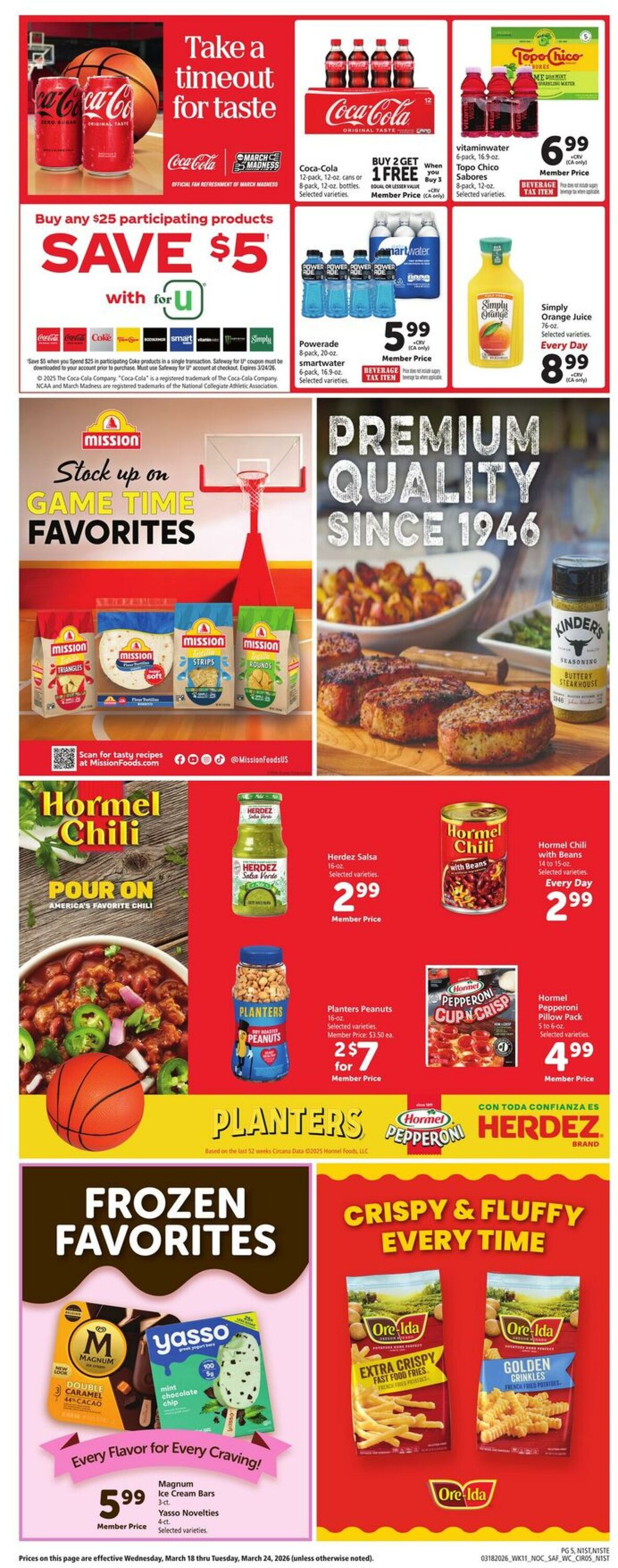 Weekly ad Safeway 03/18/2026 - 03/24/2026