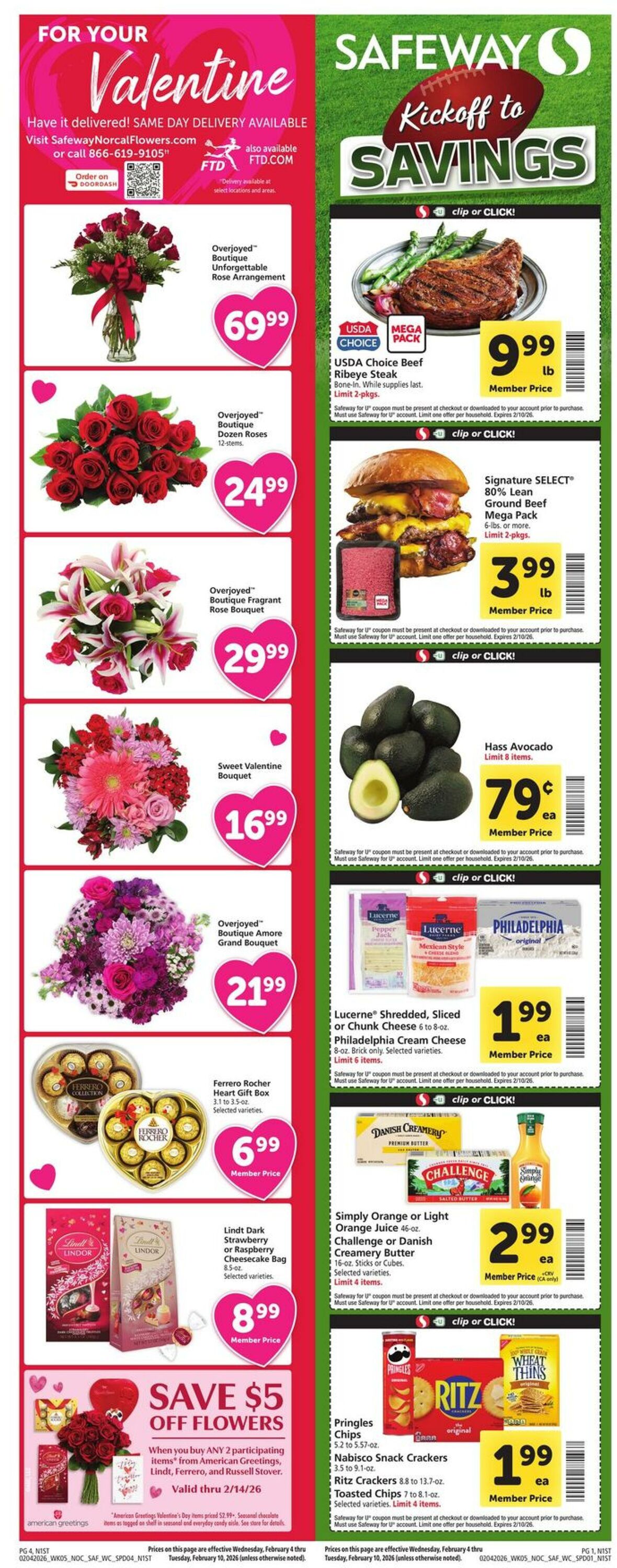 Weekly ad Safeway 02/04/2026 - 02/10/2026
