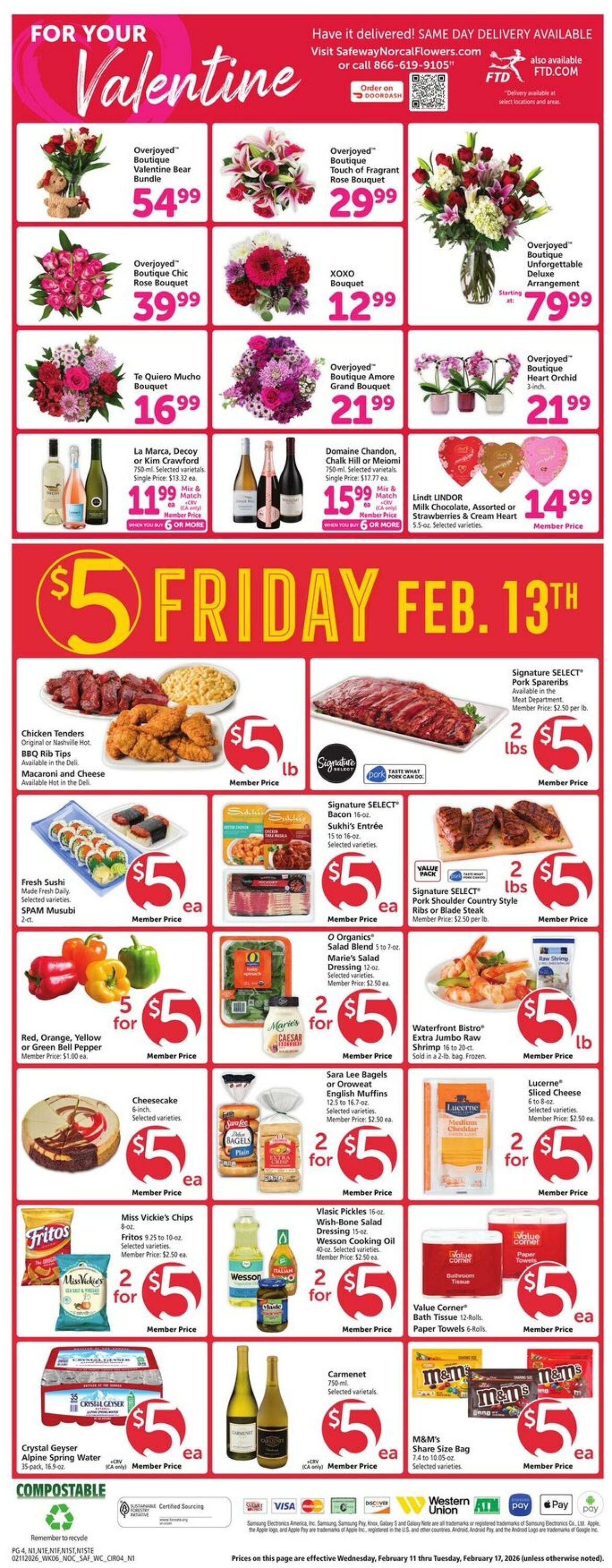 Weekly ad Safeway 02/11/2026 - 02/17/2026