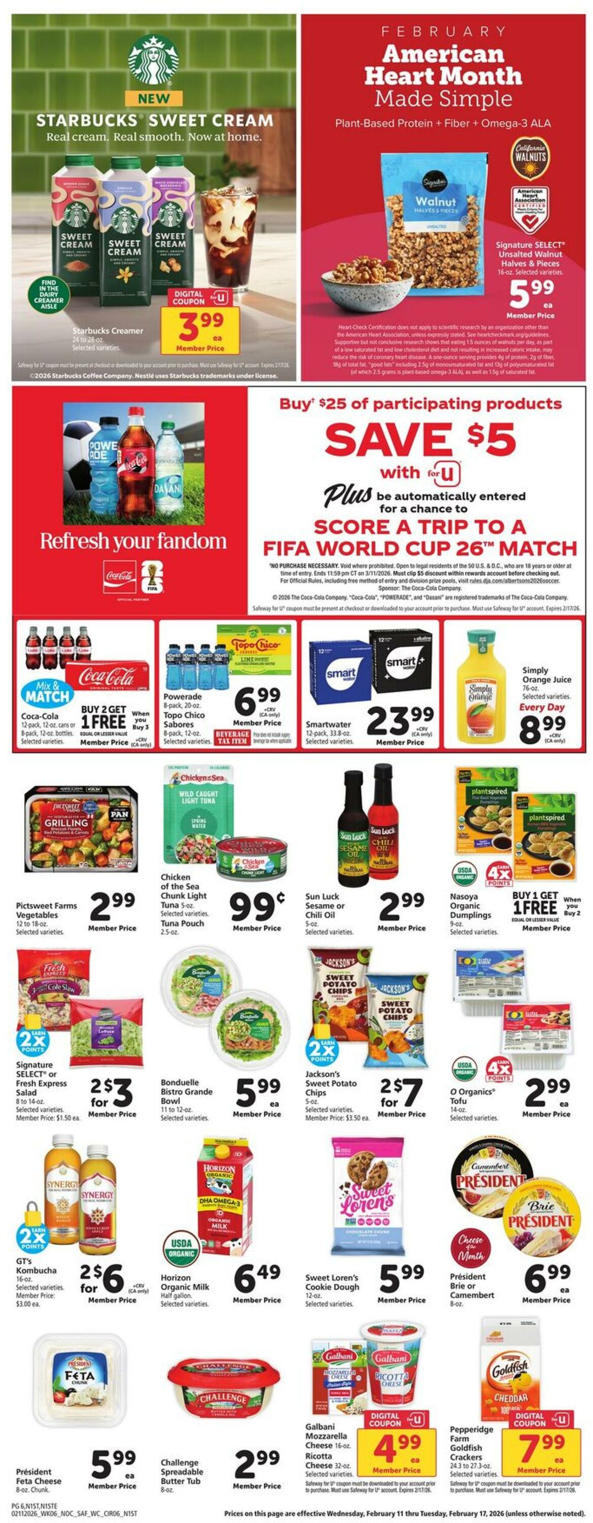Weekly ad Safeway 02/11/2026 - 02/17/2026