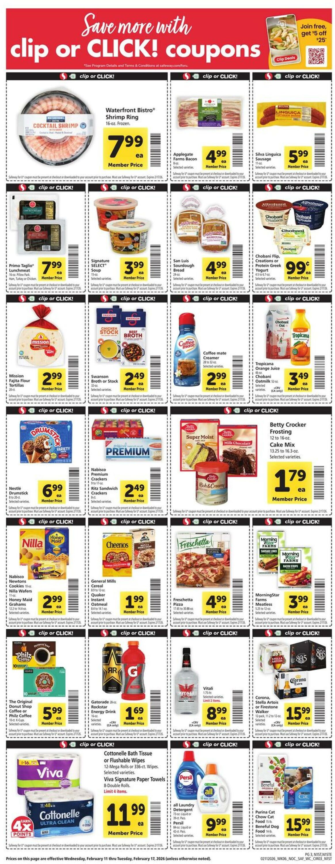 Weekly ad Safeway 02/11/2026 - 02/17/2026