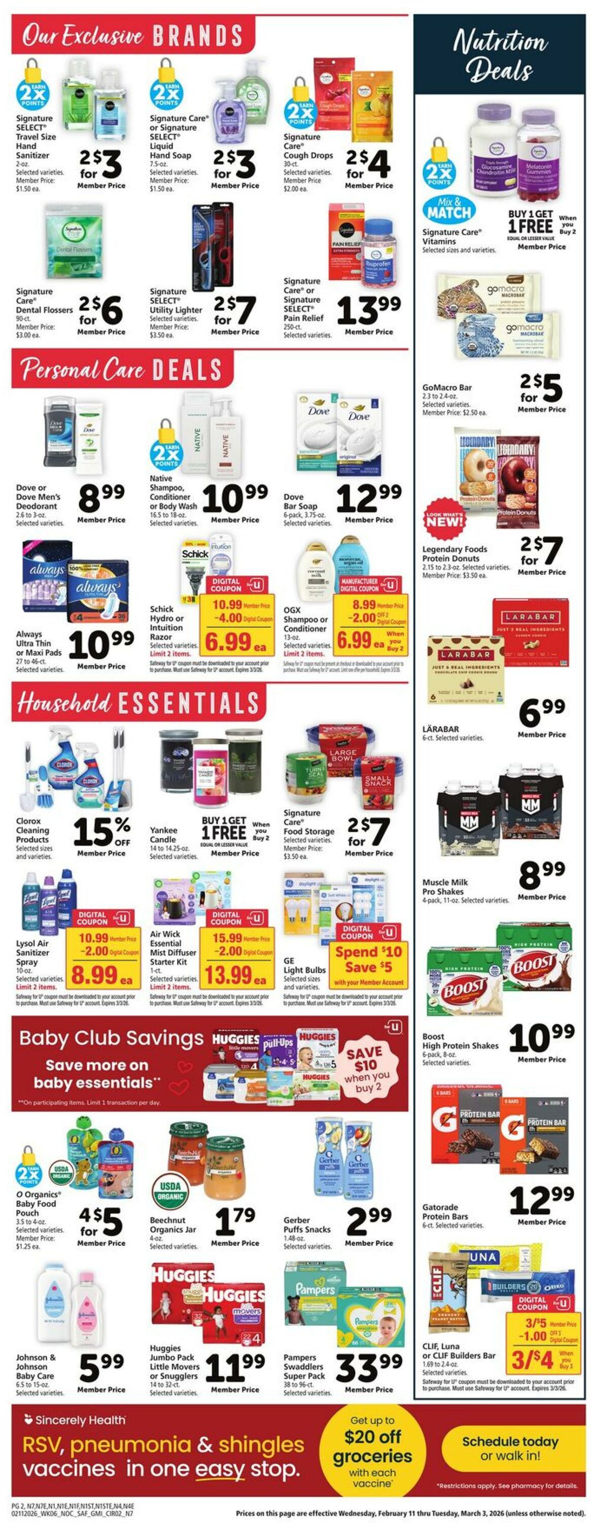 Weekly ad Safeway 02/11/2026 - 02/17/2026