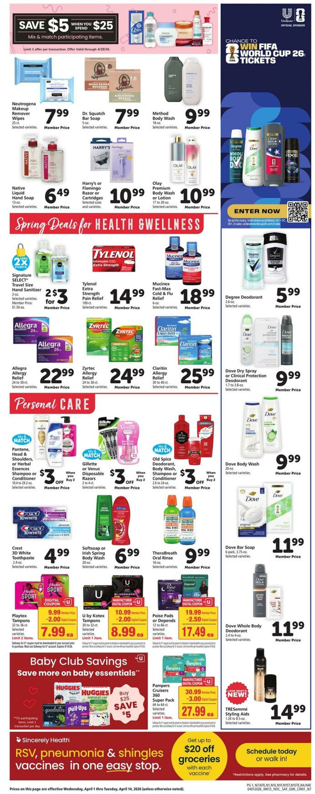 Weekly ad Safeway 04/01/2026 - 04/07/2026