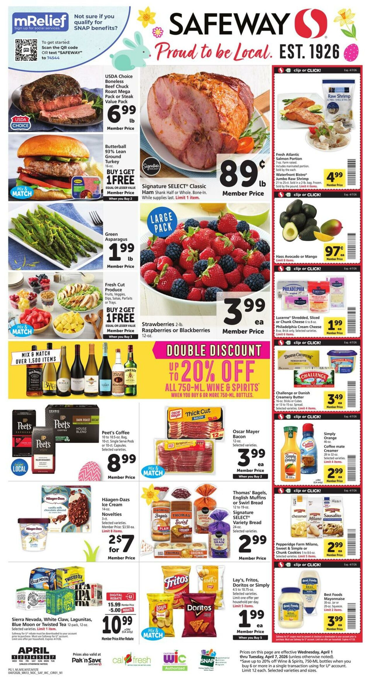Weekly ad Safeway 04/01/2026 - 04/07/2026