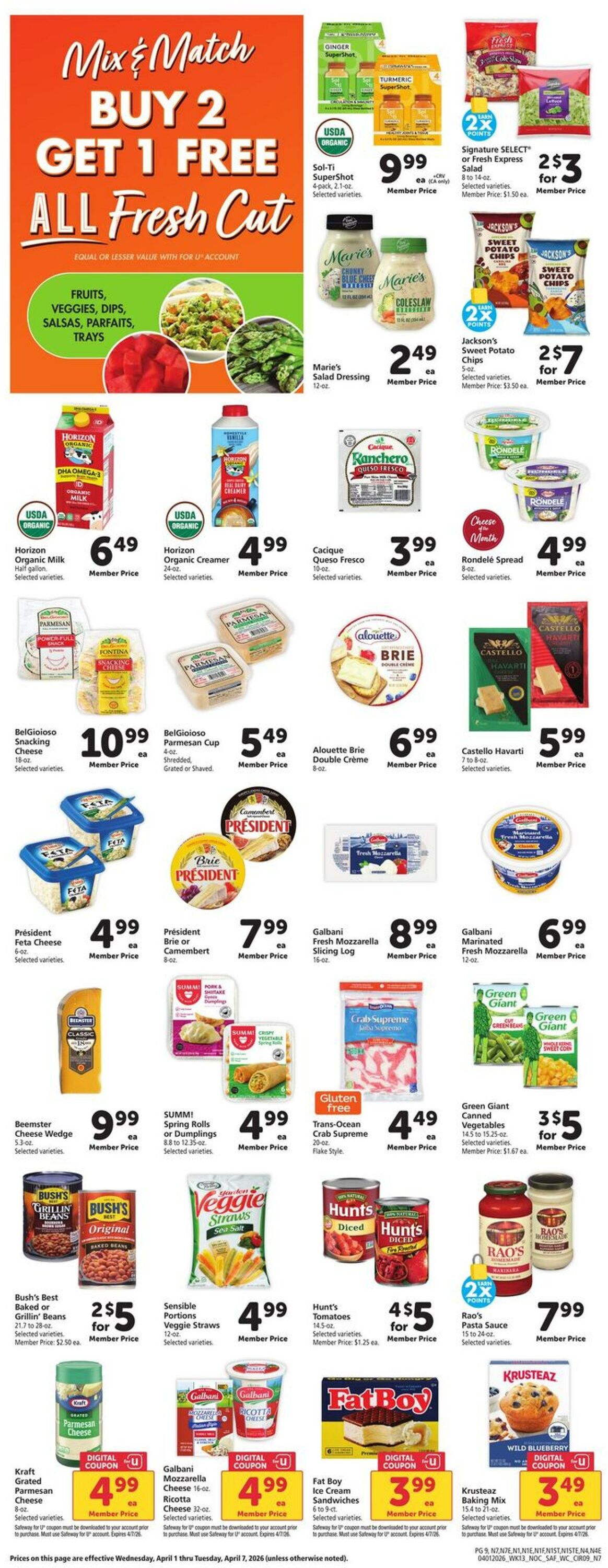Weekly ad Safeway 04/01/2026 - 04/07/2026