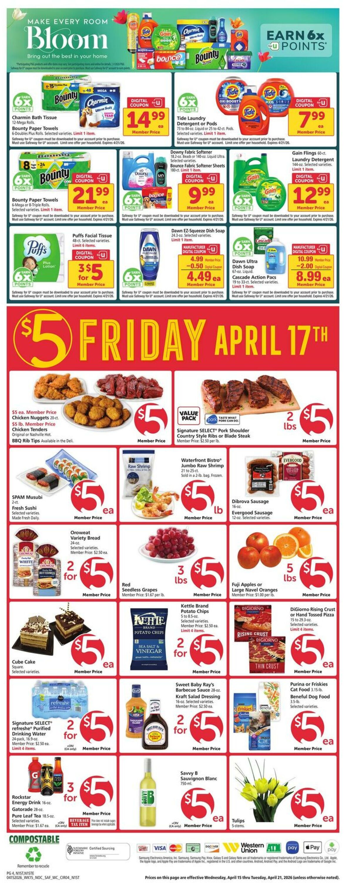 Weekly ad Safeway 04/15/2026 - 04/21/2026