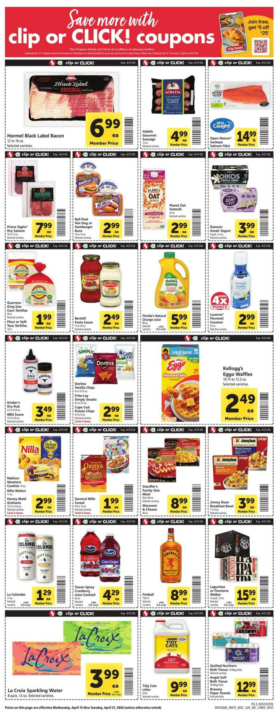 Weekly ad Safeway 04/15/2026 - 04/21/2026