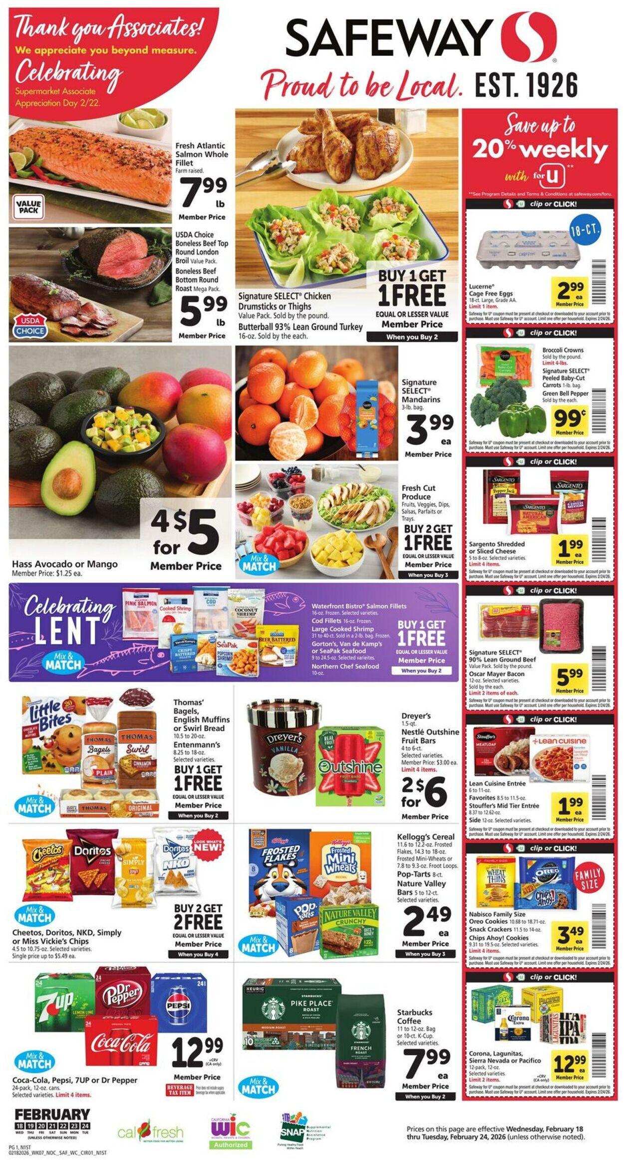 Weekly ad Safeway 02/18/2026 - 02/24/2026