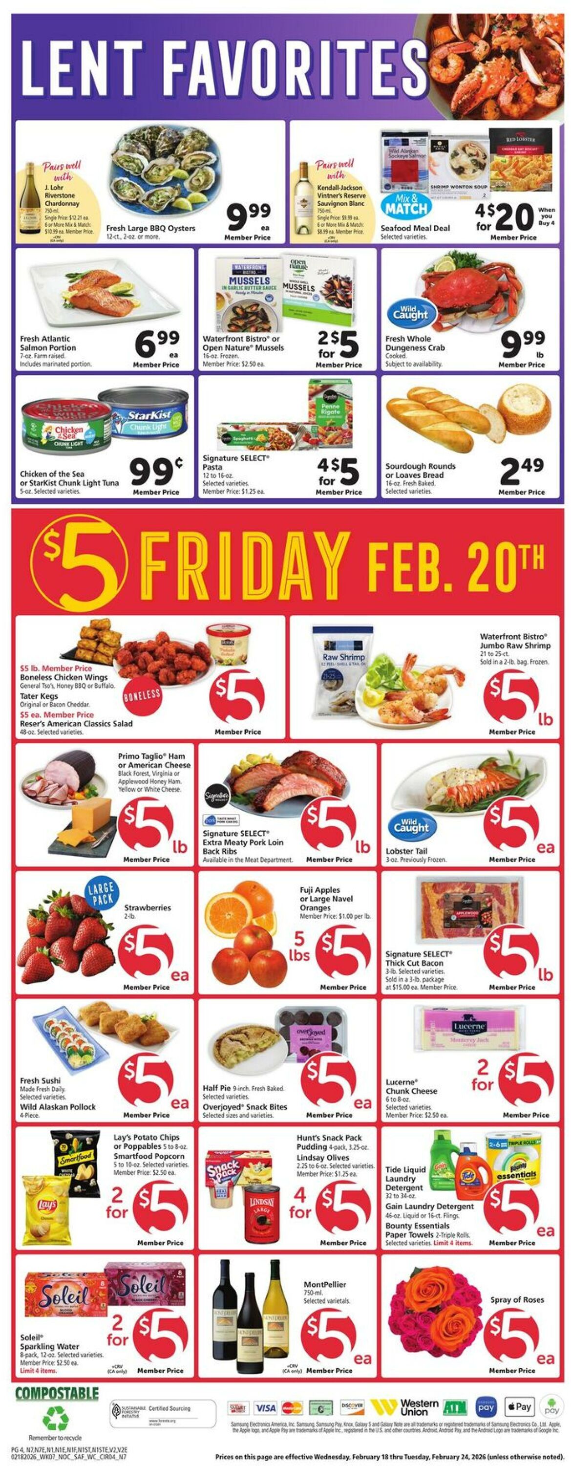 Weekly ad Safeway 02/18/2026 - 02/24/2026