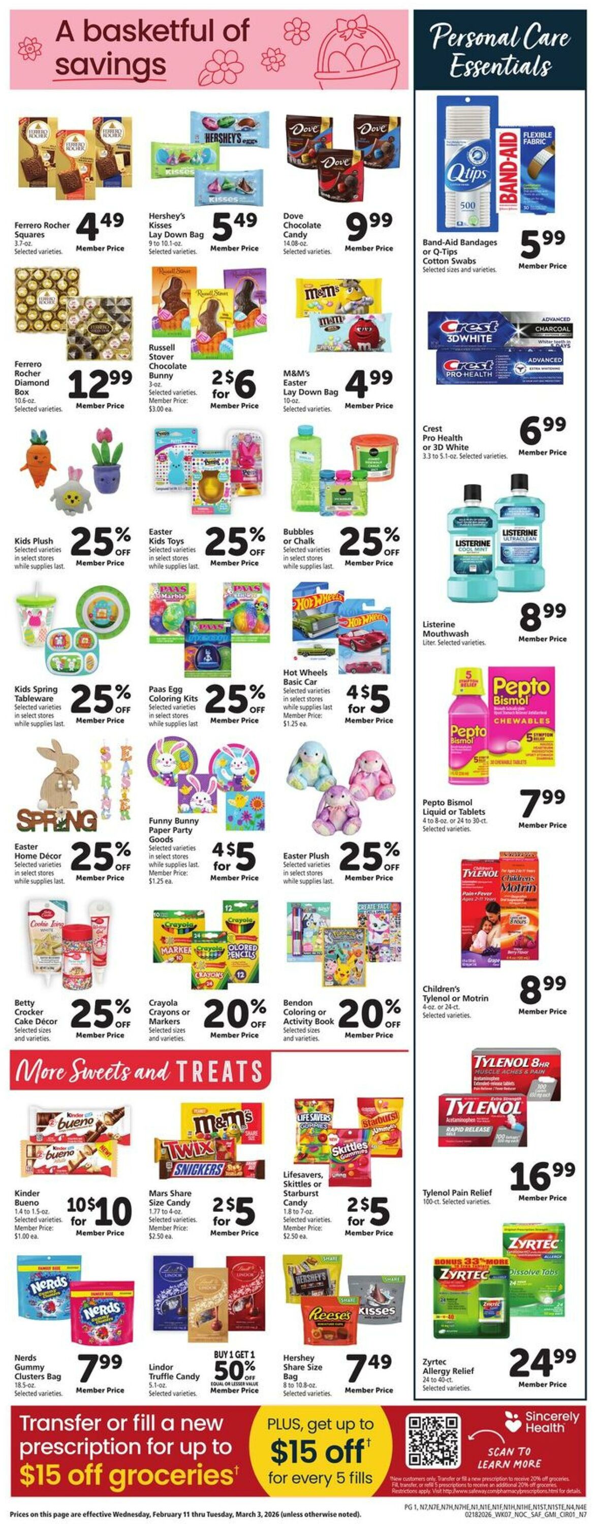 Weekly ad Safeway 02/18/2026 - 02/24/2026