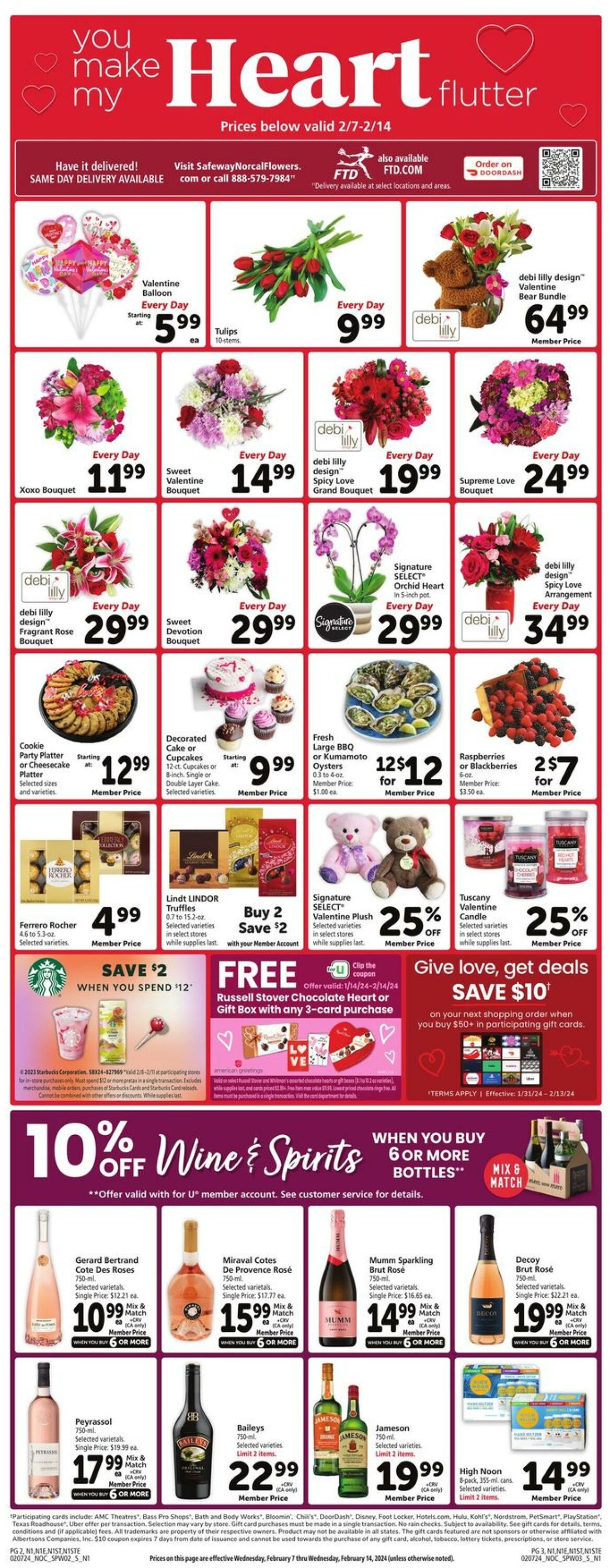 Weekly ad Safeway 02/07/2024 - 02/13/2024