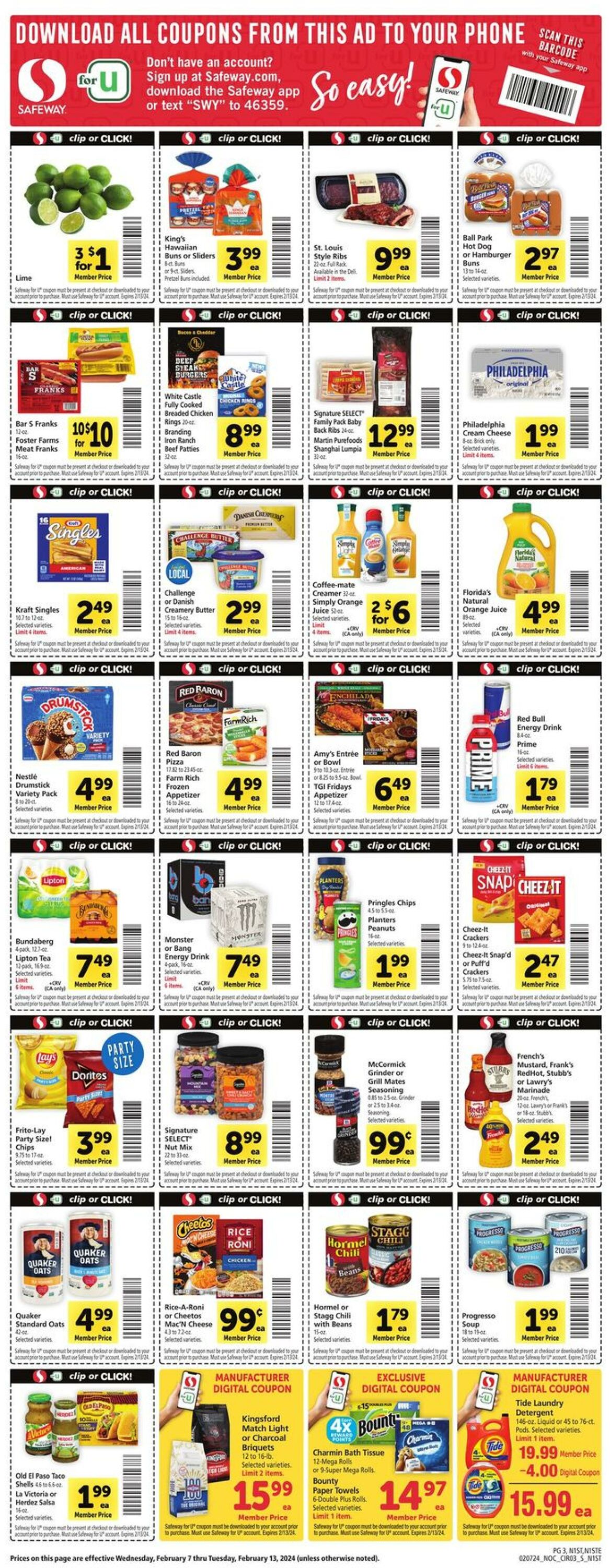 Weekly ad Safeway 02/07/2024 - 02/13/2024