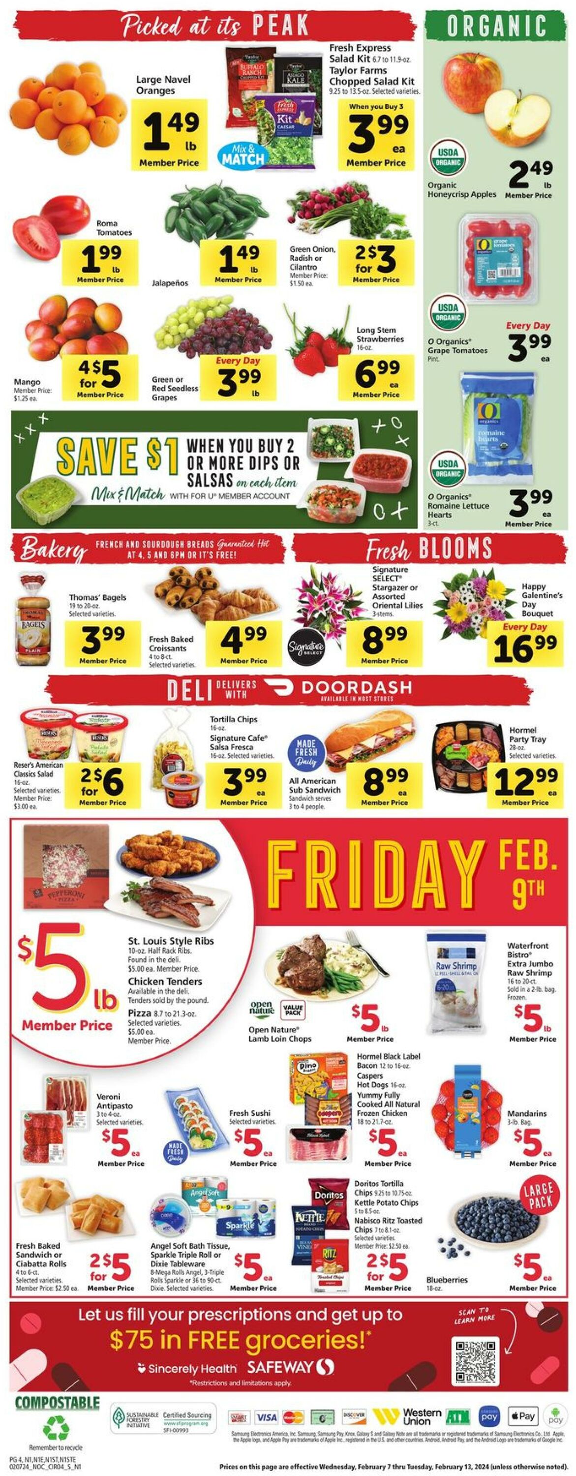 Weekly ad Safeway 02/07/2024 - 02/13/2024