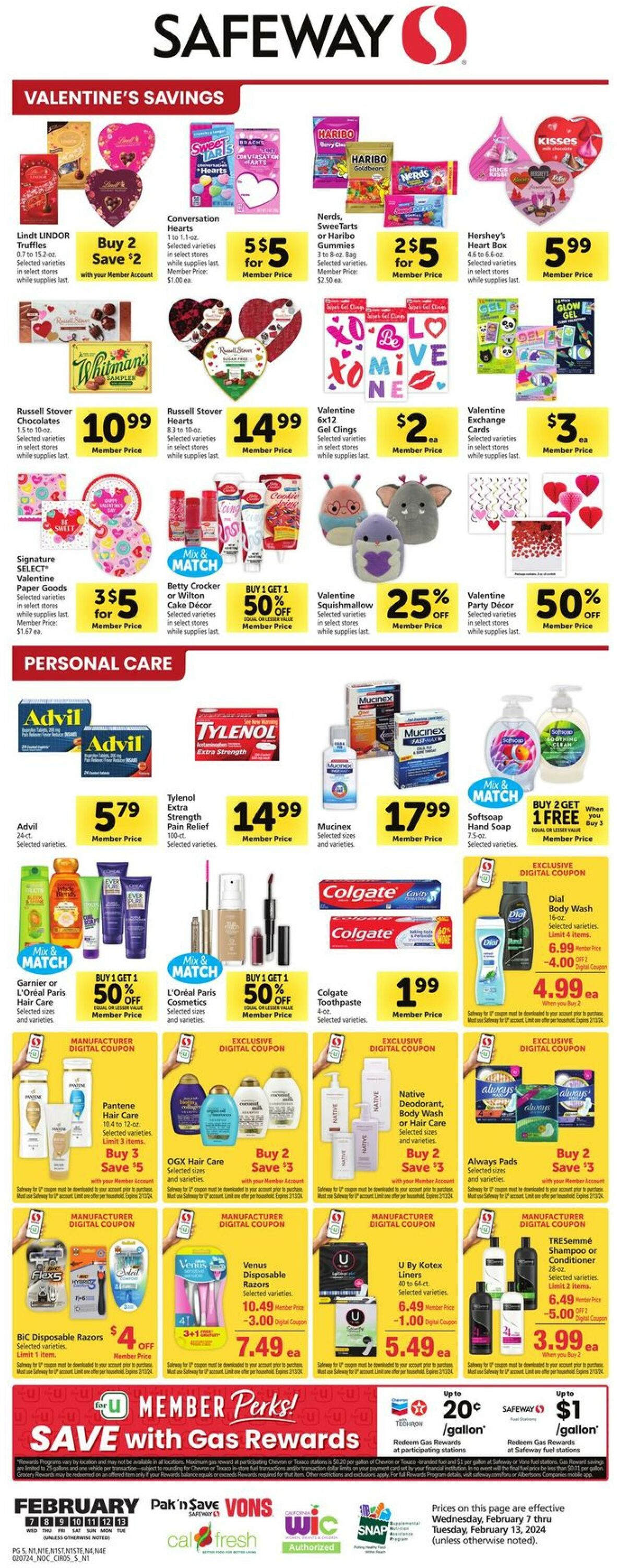 Weekly ad Safeway 02/07/2024 - 02/13/2024