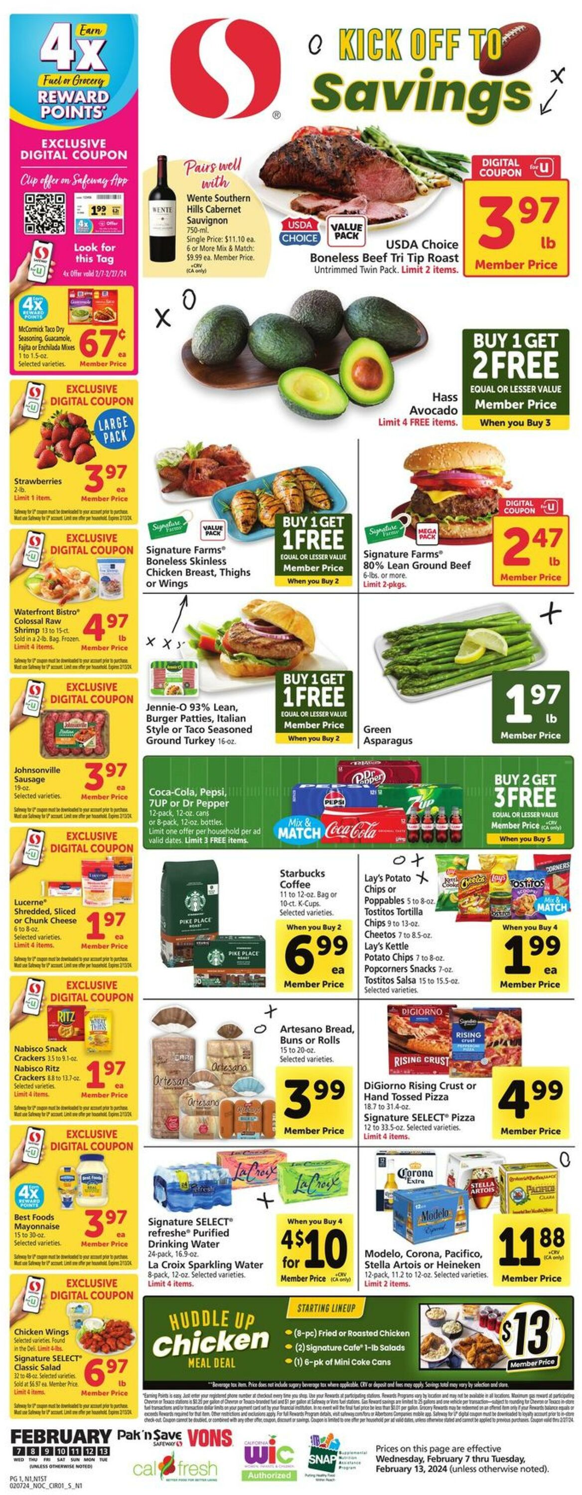 Weekly ad Safeway 02/07/2024 - 02/13/2024