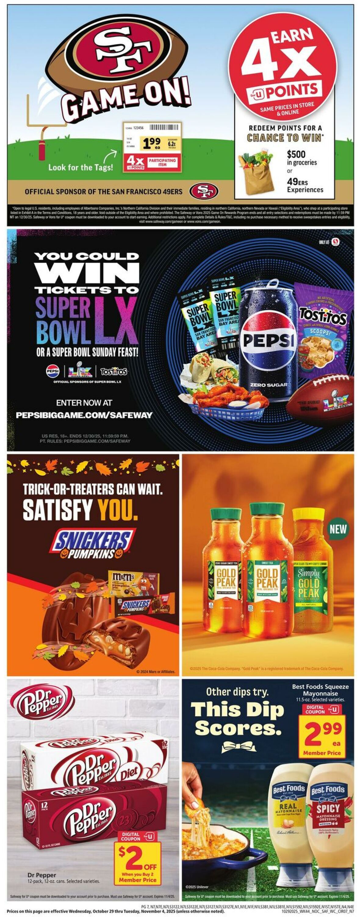 Weekly ad Safeway 10/29/2025 - 11/04/2025