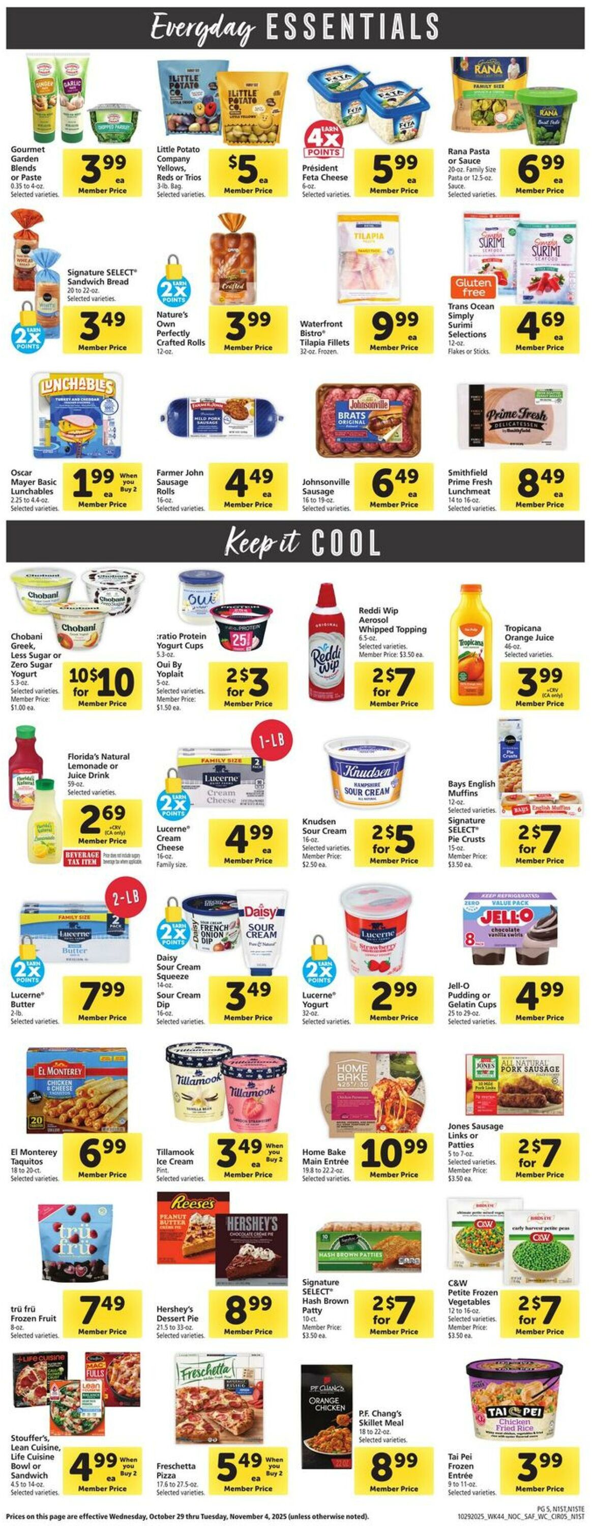Weekly ad Safeway 10/29/2025 - 11/04/2025