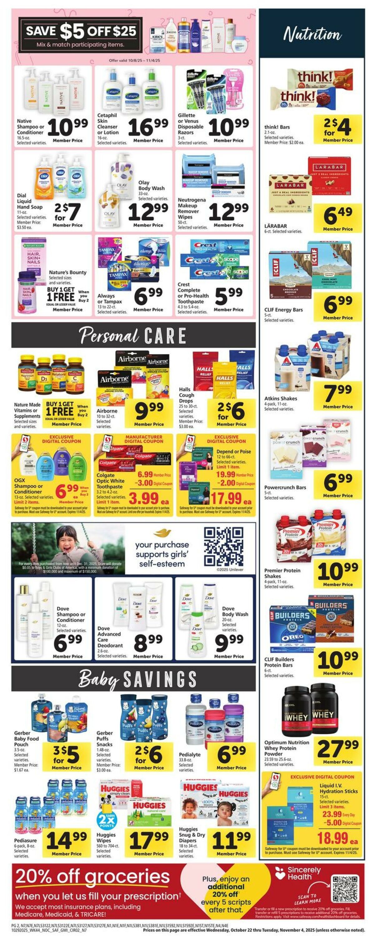 Weekly ad Safeway 10/29/2025 - 11/04/2025