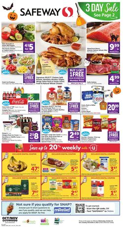 Weekly ad Safeway 10/29/2025 - 11/04/2025