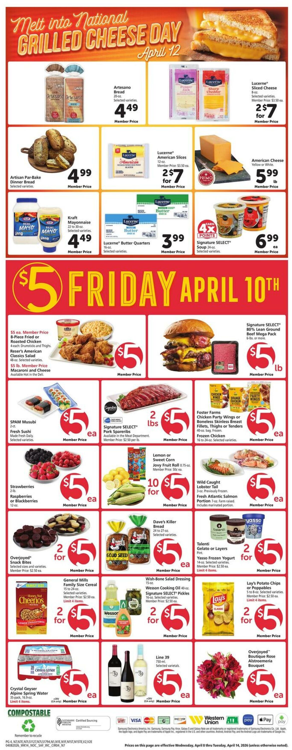Weekly ad Safeway 04/08/2026 - 04/14/2026