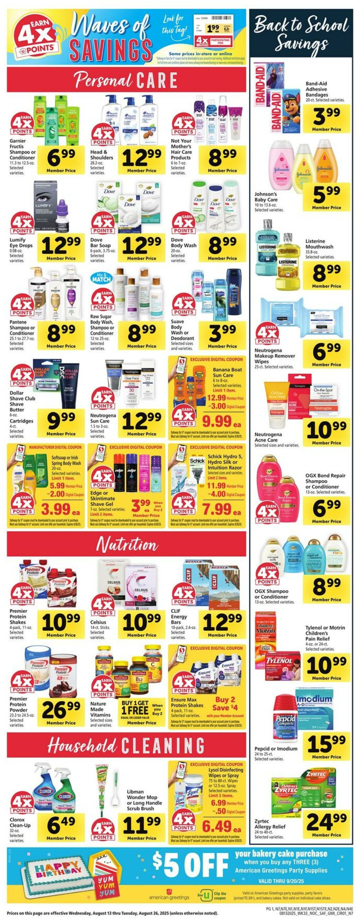 Weekly ad Safeway 08/13/2025 - 08/19/2025