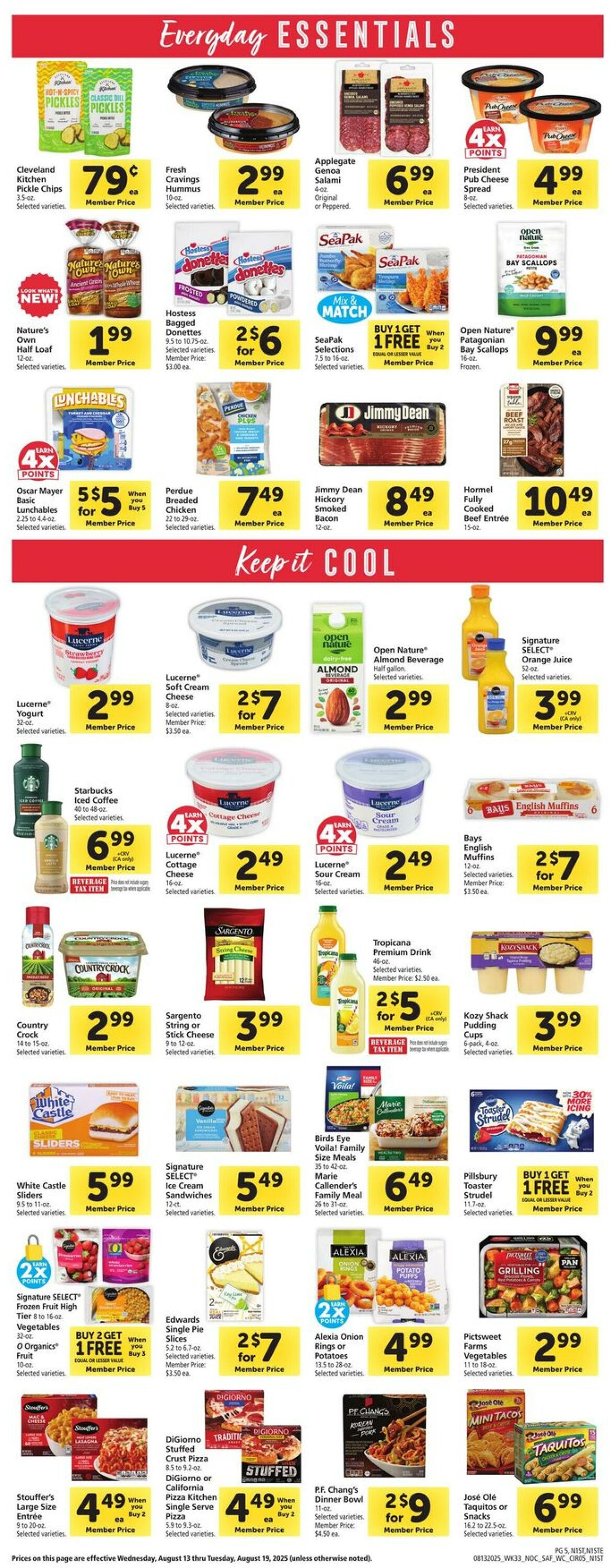 Weekly ad Safeway 08/13/2025 - 08/19/2025