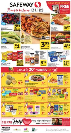 Weekly ad Safeway 08/13/2025 - 08/19/2025
